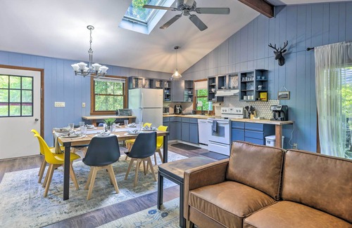Gouldsboro Cabina | Wraparound Deck: Big Bass Lake Home in Gouldsboro