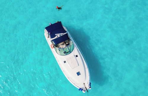 Zona Hotelera Alquiler De Eote | YATE privado para tour en isla mujeres, bebidas-snorkel incluidos