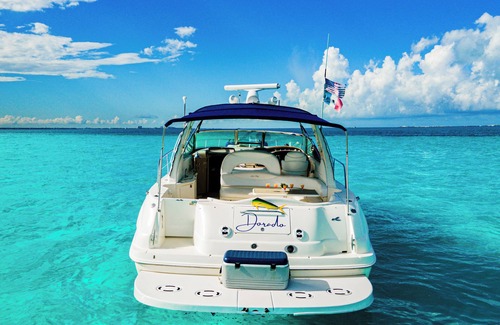 Zona Hotelera Alquiler De Eote | YATE privado para tour en isla mujeres, bebidas-snorkel incluidos