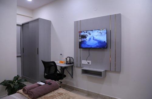 Serilingampally Apartamento | Yendluri's- QueenBed Room-24 Kondapur, Gachibowli