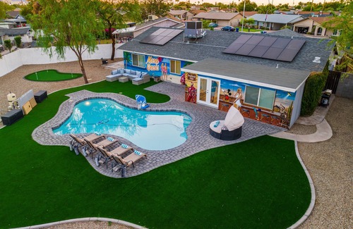 Dobson Ranch Casa | Your Home Away from Home: Pool, Games, Hot Tub, Mini-Golf, BBQ, Luxury Home