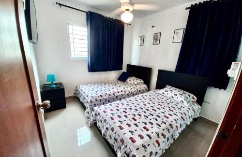 Llanos de Gurabo I Apartamento | Your Space piscina, parque infantil, 3 habitaciones , Res Breezes Santiago