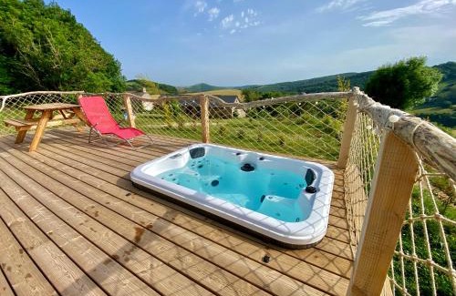 Saint-Beauzely Casa | Yourte 2-4 personnes avec SPA