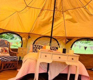 Hertford Otro | yurt Hertford farm stay riverside firepit bbq