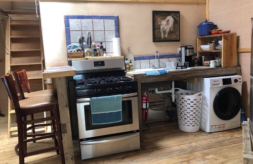 El Prado Casa | Yurt in Earth-Ship community! Solar Air-conditioning/Heating! Full Kitchen/Bath!