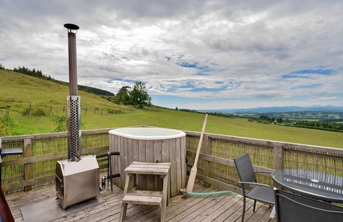 Auchterarder Chalet De Esquí | Yurt in Gleneagles with Hot Tub Retreat