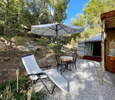 La Nucia Otro | Yurt in La Nucia met zwembad