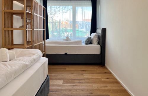 Furstenfeldbruck District Apartamento | YUVA HOMES Germering - 100m2 - nahe München - 2 Bäder - Garten&Terrasse - S-Bahn