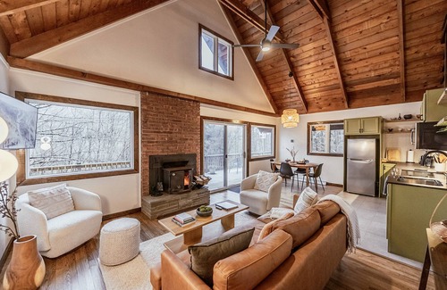 Denver Cabina | Zen Japanese Catskills Cabin, w/ Firepit, Fireplace, Tatami, Mtn Views, Hiking
