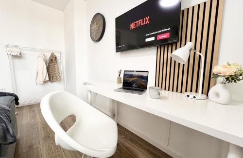 Holsterhausen Apartamento | Zentrale City Ferienwohnung Essen 3 Zimmer Balkon Messe