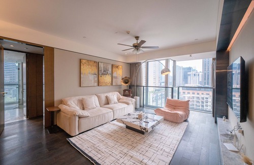 Downtown Shanghai Apartamento | ZHome-Luxury Three bedroom Suite