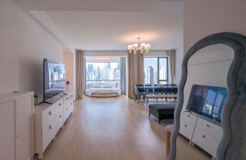 Huangpu Apartamento | ZHome-Magnificent scenery of the Huangpu River-Near the Bund