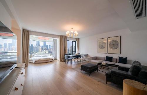 Huangpu Apartamento | ZHome-Magnificent scenery of the Huangpu River-Near the Bund