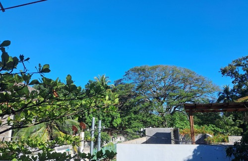 El Zonte Apartamento | Zonte Rooftop Studio a few from the waves. Terrace,BBQ, Hammocks A/C, 200Mbps,