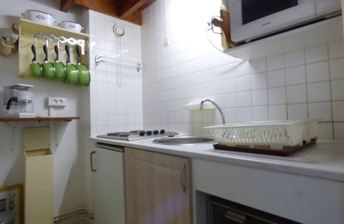 Arette Apartamento | Apartamento para 6 personas, acceso directo a pistas, balcón, ascensor