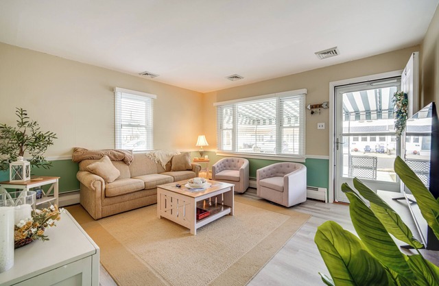 1 Block to Brigantine Beach: Breezy Home w/ Patio!