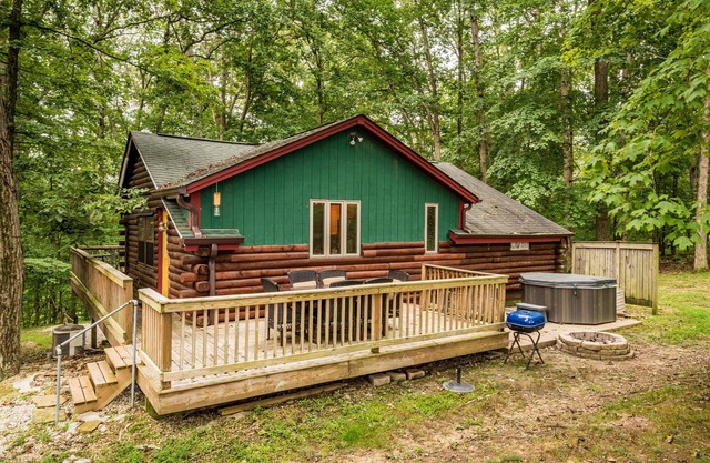 Sunset Getaway Log Cabin