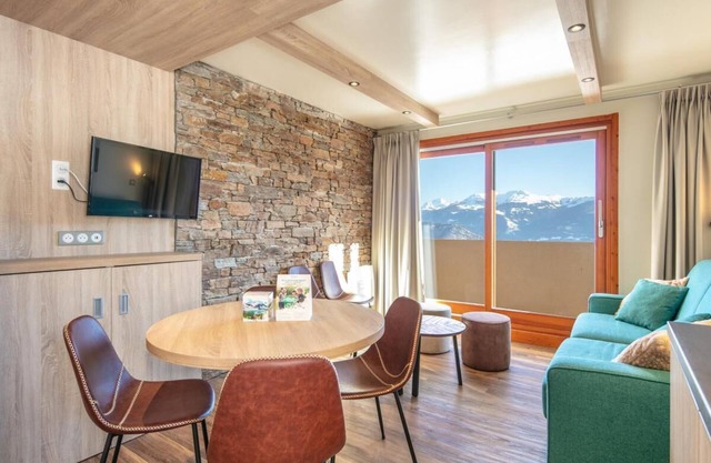 50m del centro estación, balcón, parking, tv, local para esquís, 40m², Valmorel
