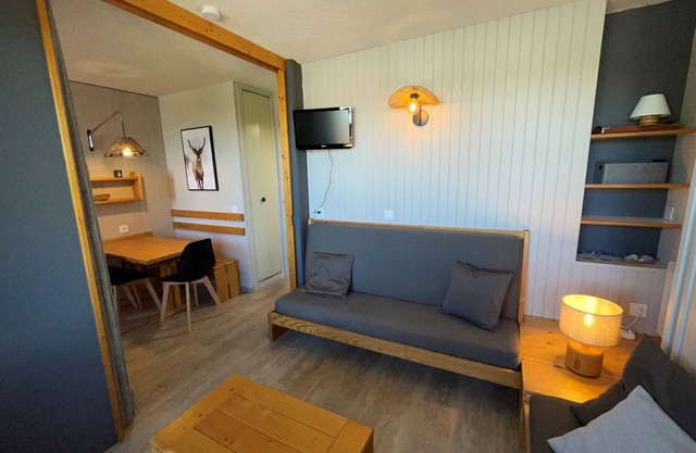 Estudio de 26m² a pie de pista, 4 pers, Plagne Villages