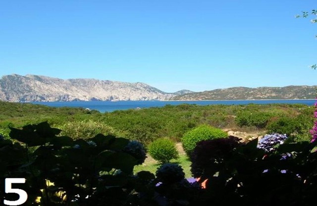 Cala Paradiso, Capo Coda Cavallo, playa 150 m, amarre para botes, viajes en balsa