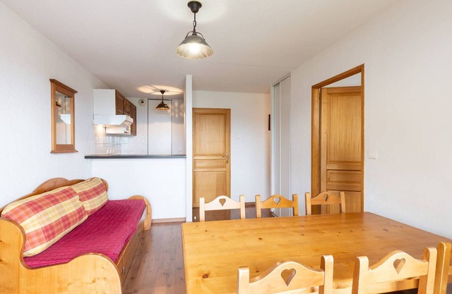 Apartamento para 6 en Peyragudes con balcón y parking, admite mascotas