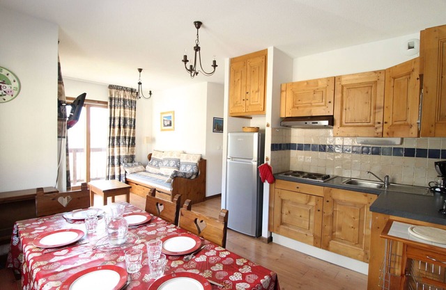 Apartamento para 6 con balcón e internet en Aussois