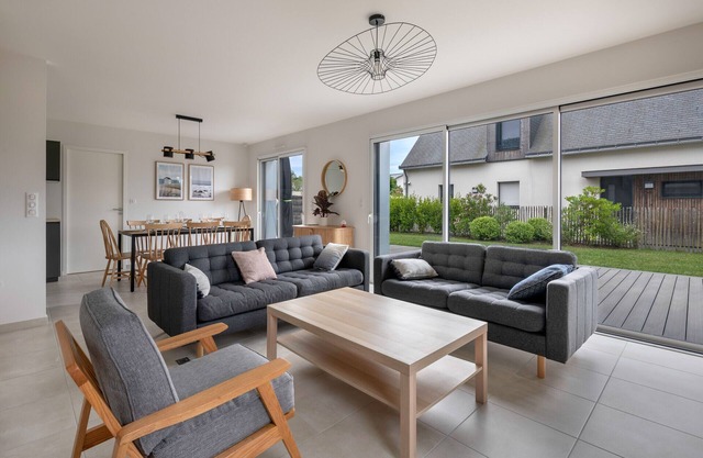 A 700 m del puerto de Piriac, casa nueva para 7