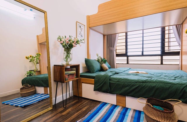 Una habitación familiar No. 06 para tres personas con baño privado afuera
