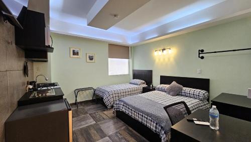 A27 SUITE BLACK PLUS para 1 a 3 personas ESPECIALISTAS EN CORTAS, MEDIANAS Y LARGAS ESTANCIAS IZCALLI perfecto para Familias, Turistas, Contratistas, Estudiantes, Empresas y Ejecutivos A sólo 5 min Izcalli 15 min Esmeralda 20 min Satélite 25 min AIFA