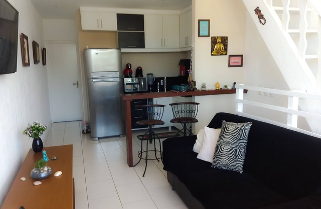 Casa con aire acondicionado, cerca de la playa de Geribá, 2 qts, terraza abierta!