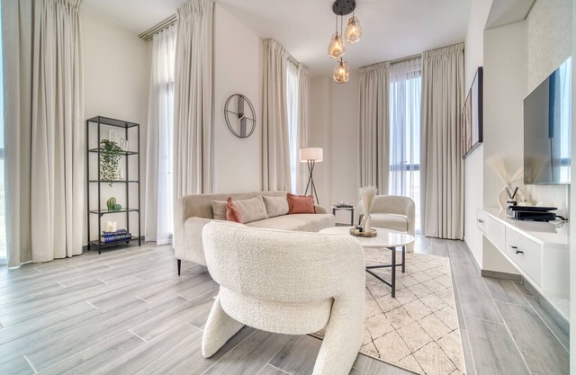 Alluring 2BR w/ Assistant’s Room at Mesk 1 Midtown Dubai Production City by Deluxe Holiday Homes
