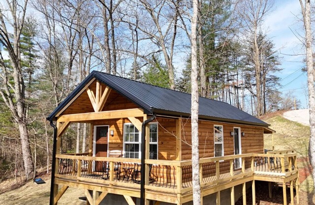 Alone At Last - New LUX Tiny Cabin - WiFi - Hot Tub