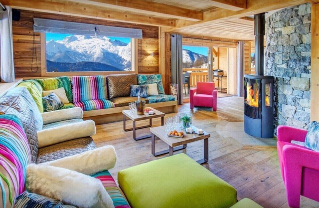 Chalet-Nougat-De Lujo-Vista a la Montana-Baño con bañera