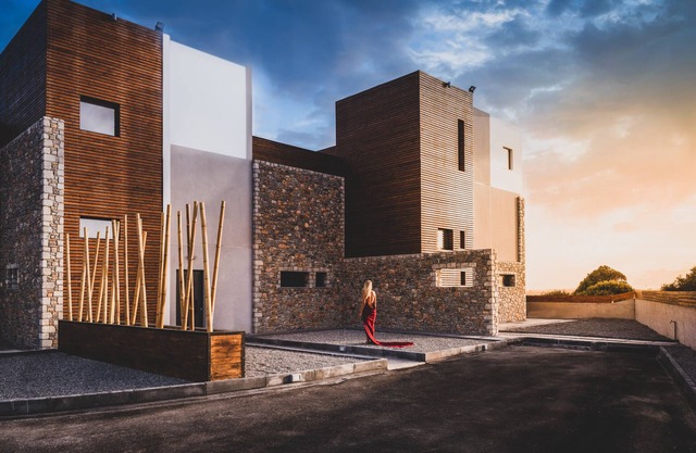 Amara villas de lujo, villas de estilo contemporáneo únicas en Lachania Grecia!