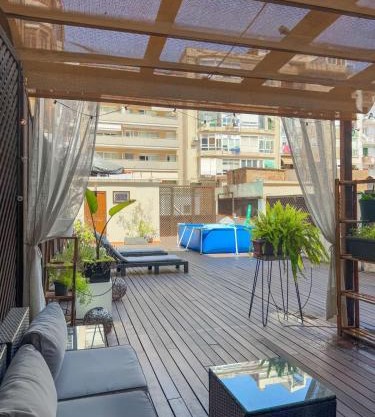 Amazing central home with large terrace & pool