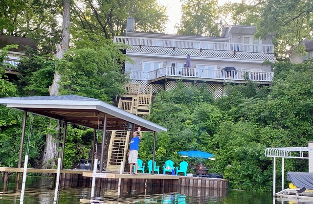 Increíble casa frente al lago con todas las comodidades!