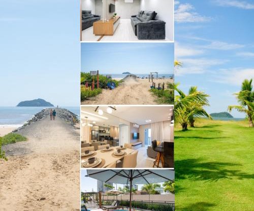 Apartamentos em Bal Piçarras 150 M DA PRAIA com SACADA, WI-FI, PISCINA, PORTARIA 24h, PLAYGROUND e vaga de GARAGEM