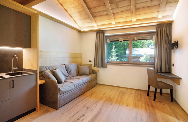 Apartamento 'Agriturismo Bosco D'oro 2' con vistas a la montaña, jardín compartido y Wi-Fi