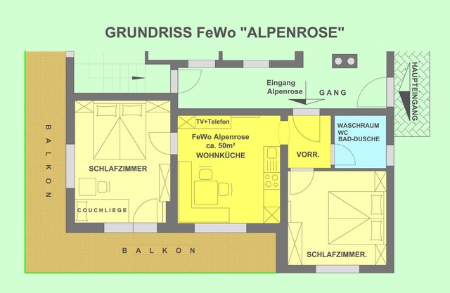 Apartamento - ALPENROSE - apartamentos Lechner