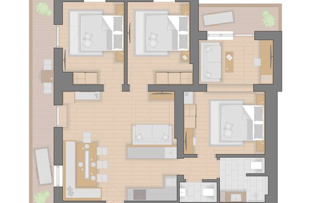 Apartamento Anna 1 dormitorio - Erbhof Hinterrain