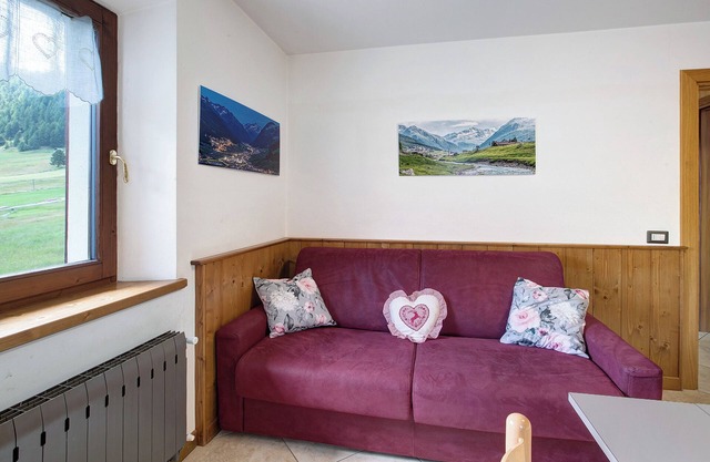 Apartamento "Bormetti Paolo Sara" con vistas a la montaña, jardín compartido y Wi-Fi