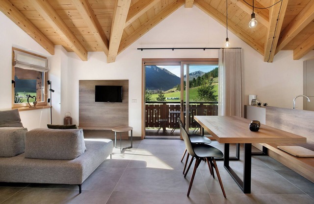 Apartamento 'Botton D'oro Camping Stella Alpina' con vistas a la montaña, jardín compartido y Wi-Fi