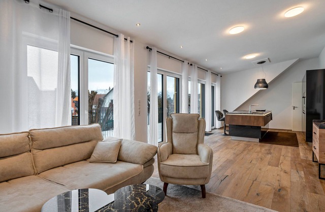 Apartamento 'City Villa Bad Dürrheim - Penthouse' con balcón y Wi-Fi