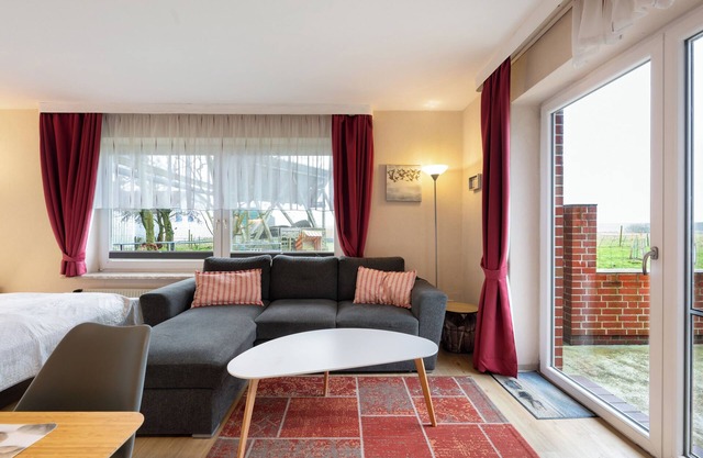Apartamento 'Deichblick 3' con jardín y balcón compartidos