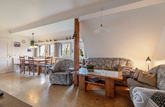 Apartamento 'Emil Nolde' con terraza privada, jardín compartido y Wi-Fi