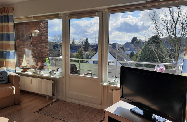 Apartamento 'Ferienwohnung Oelstorf' con balcón y Wi-Fi