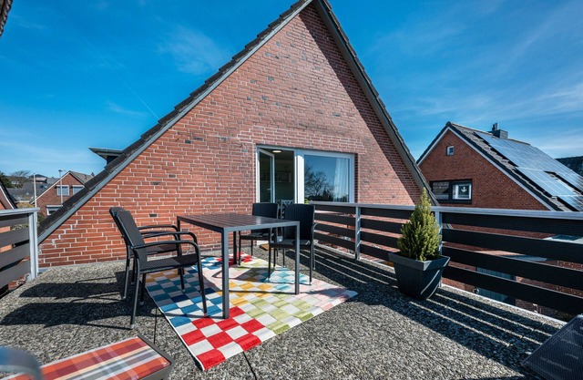 Apartamento 'Ferienwohnung Am Wind' con terraza privada, balcón y Wi-Fi