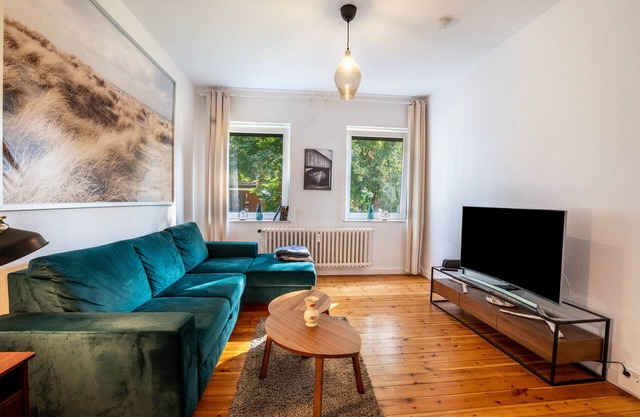 Apartamento 'Ferienwohnung Am Ostufer' con jardín compartido y Wi-Fi