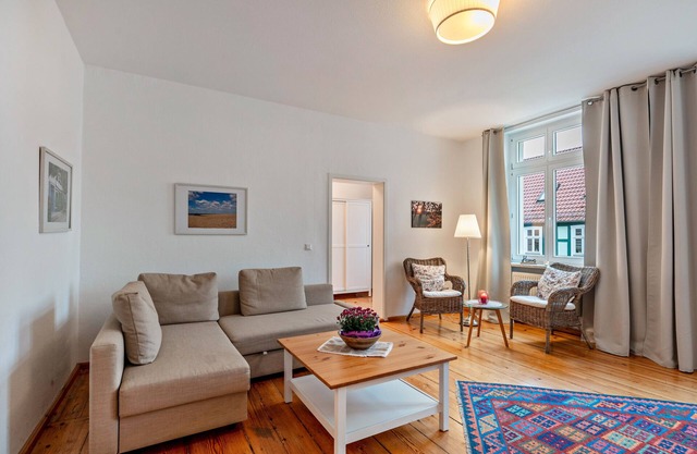 Apartamento 'Im Herzen Templins Obergeschoss' con terraza compartida, jardín compartido y Wi-Fi