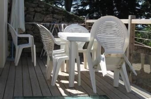 Apartamento en granja reformada 2009 Terraza Morbihan, jardín